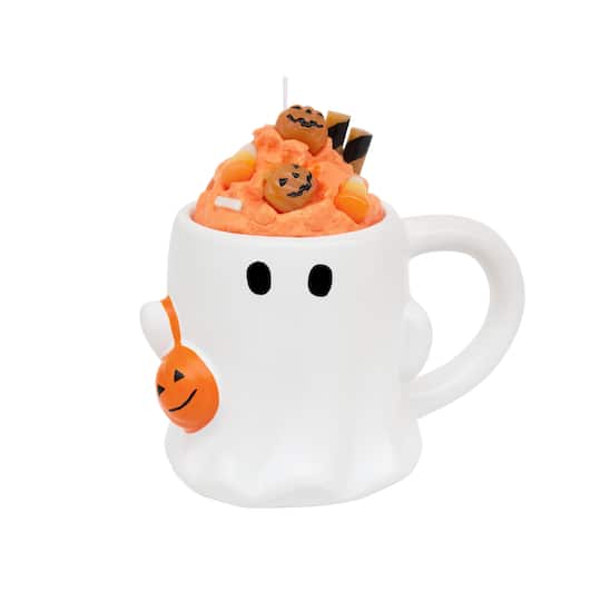 Michaels, 10oz. Ceramic Ghost Mug Scented Candle by Ashland® – Category: Candles